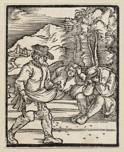 A parábola do inimigo que semeia joio (de: Postilla, 43 xilogravuras) de Albrecht Dürer