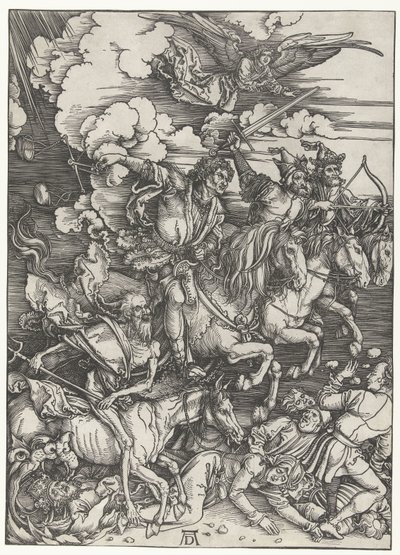 Os quatro cavaleiros do apocalipse de Albrecht Dürer