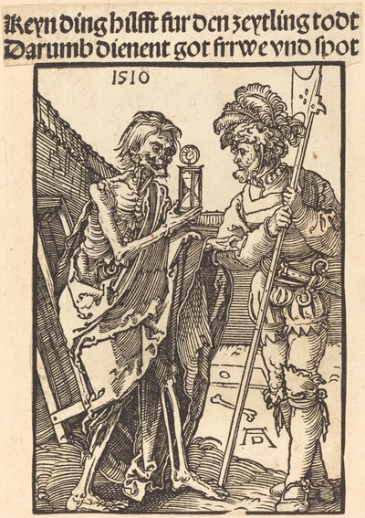 A Morte e o Lansquenet de Albrecht Dürer