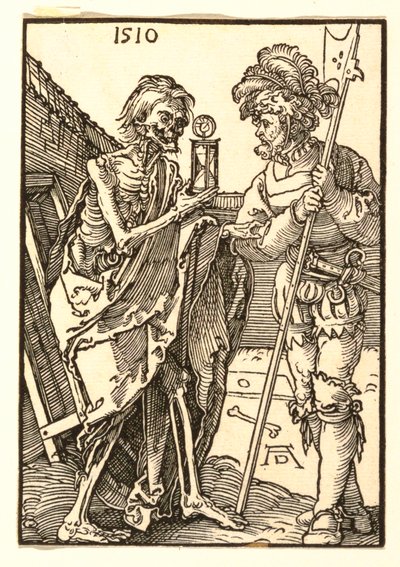 A Morte e o Lansquenet de Albrecht Dürer