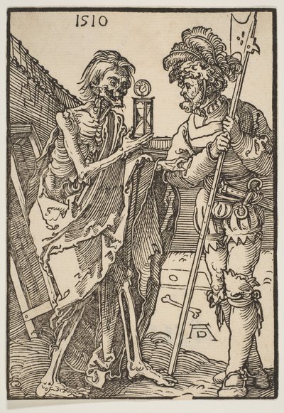 Morte e o Lansquenet.nd de Albrecht Dürer