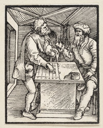 O Rico e o Seu Administrador (de: Postilla, 43 xilogravuras) de Albrecht Dürer