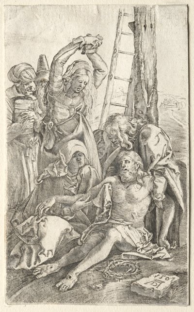 Descida da Cruz, 1501. de Albrecht Dürer