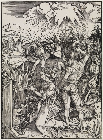 A decapitação de Santa Catarina de Albrecht Dürer