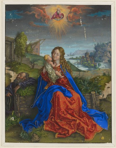 A Sagrada Família com a borboleta de Albrecht Dürer