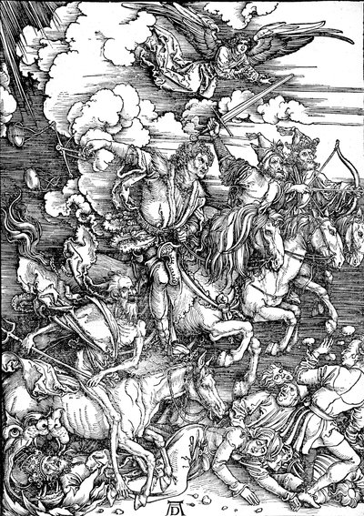 O Apocalipse de João: 4. Os Quatro Cavaleiros do Apocalipse de Albrecht Dürer