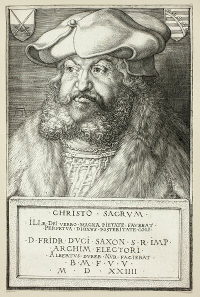 Eleitor Frederico, o Sábio da Saxônia de Albrecht Dürer