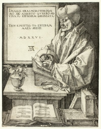 Erasmo de Roterdã de Albrecht Dürer