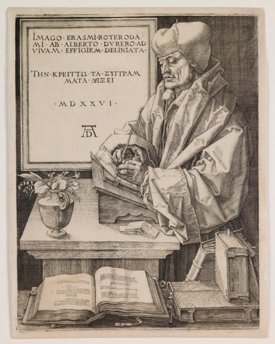 Erasmus de Roterdão de Albrecht Dürer