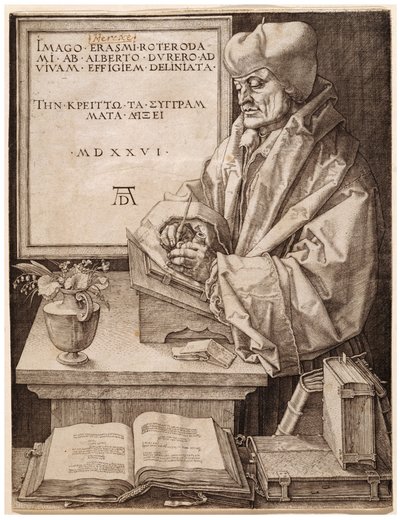 Erasmo de Roterdão de Albrecht Dürer