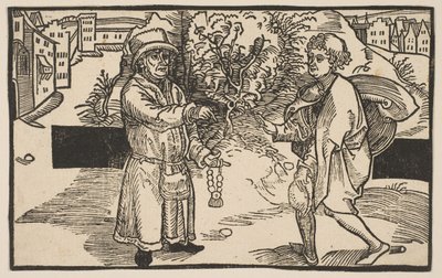 Eunuches, da Comédia de Terence, reimpressão do século XIX. de Albrecht Dürer