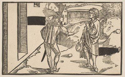 Eunuco, de A Comédia de Terence, reimpressão do século XIX. de Albrecht Dürer