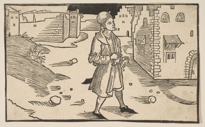 Eunuco, de A Comédia de Terence, reimpressão do século XIX. de Albrecht Dürer