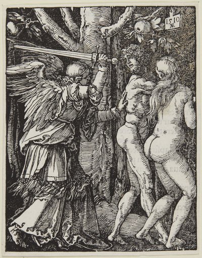A expulsão do Paraíso de Albrecht Dürer