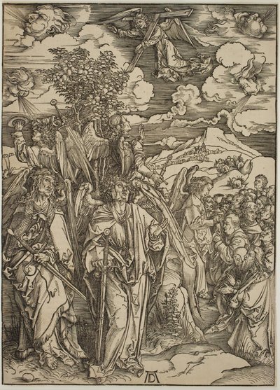 Quatro Anjos Mantendo os Ventos de Albrecht Dürer