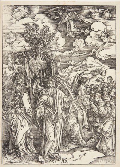 Quatro Anjos Mantendo os Ventos de Albrecht Dürer