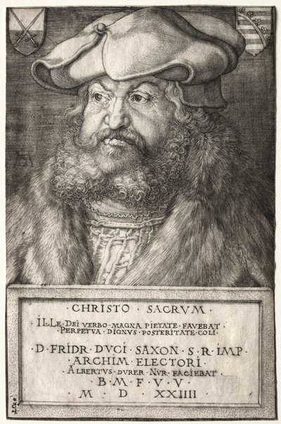 Frederico, o Sábio, Eleitor da Saxônia de Albrecht Dürer
