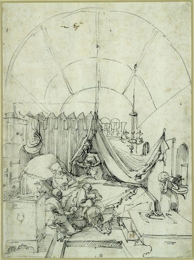 O nascimento de Maria de Albrecht Dürer