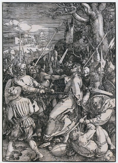 A Prisão de Cristo, folha 4 da série «A Grande Paixão» de Albrecht Dürer