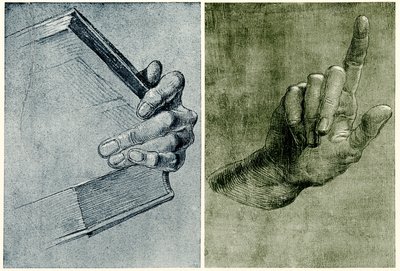 Mão, livro de Albrecht Dürer