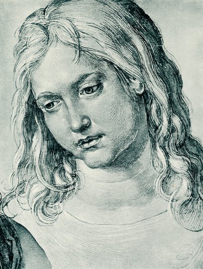 Cabeça do menino de doze anos Jesus de Albrecht Dürer