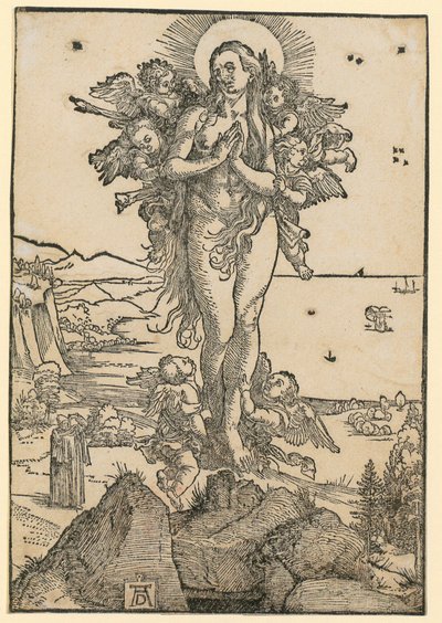 Os Santos Bispos Nicolau, Ulrico e Erasmo de Albrecht Dürer