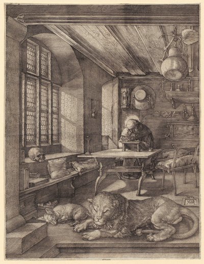 São Jerónimo no retábulo de Albrecht Dürer