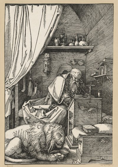 São Jerónimo na sua cela de Albrecht Dürer