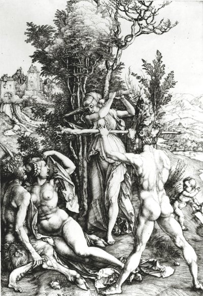 Hércules no cruzamento, 1498 de Albrecht Dürer