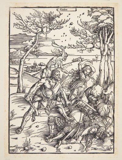 Hércules conquistando os gêmeos Molionide de Albrecht Dürer