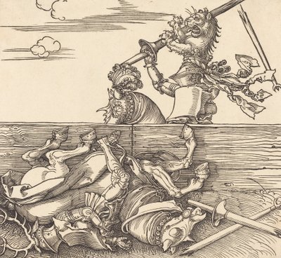 Justa Italiana, c. 1516. de Albrecht Dürer