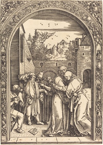 Joachim e Anna no Golden Gate de Albrecht Dürer