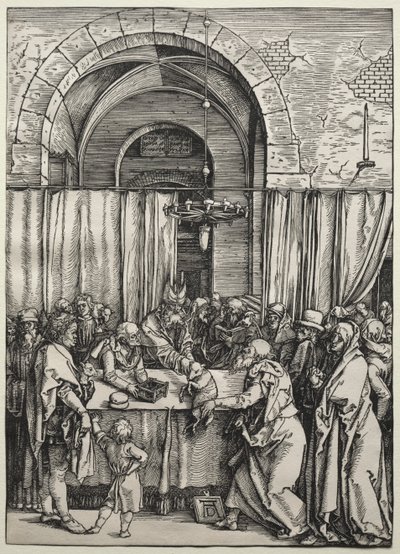 A oferta de Joachim rejeitada pelo sumo sacerdote de Albrecht Dürer