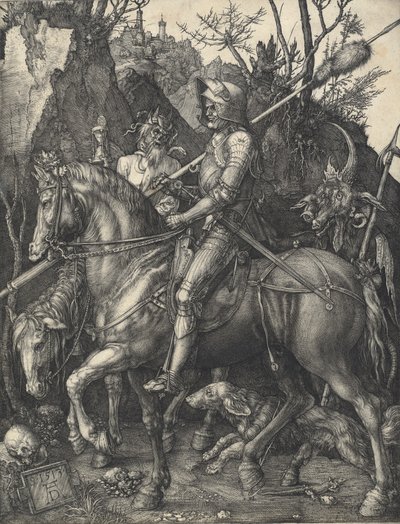 Cavaleiro, Morte e Diabo, 1513. de Albrecht Dürer