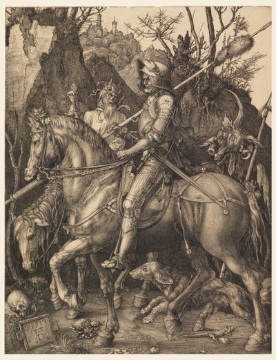 Cavaleiro, Morte e o Diabo de Albrecht Dürer