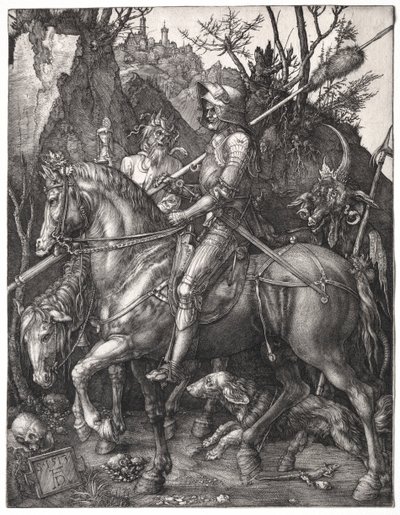 Cavaleiro, Morte e o Diabo de Albrecht Dürer