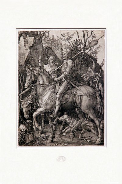 O Cavaleiro, a Morte e o Diabo de Albrecht Dürer