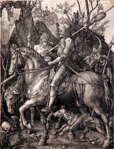 O Cavaleiro, a Morte e o Diabo de Albrecht Dürer