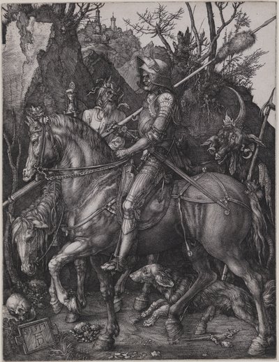 O Cavaleiro, a Morte e o Diabo de Albrecht Dürer