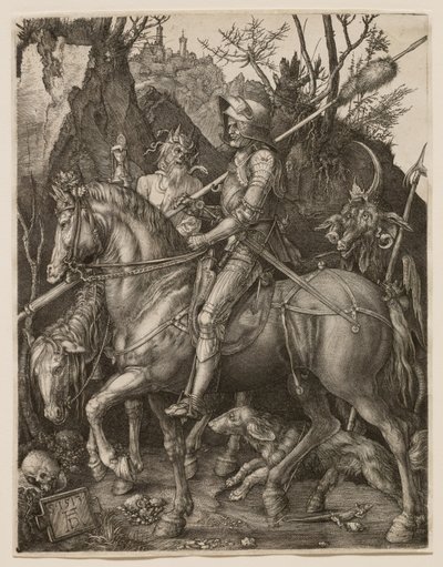 O Cavaleiro, a Morte e o Diabo de Albrecht Dürer