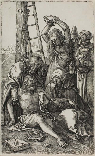 Lamentação de Cristo, da Paixão Gravada de Albrecht Dürer