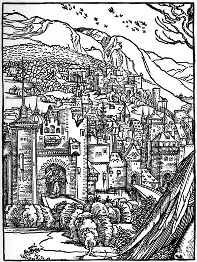 Paisagem, 1498, 1936 de Albrecht Dürer