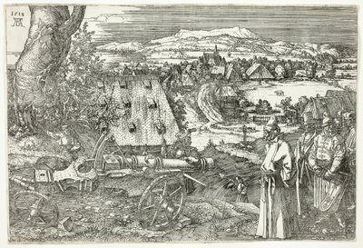 Paisagem com Canhão (O Grande Canhão) de Albrecht Dürer