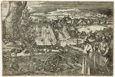 Paisagem com canhão de Albrecht Dürer