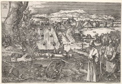 Paisagem com o canhão de Albrecht Dürer