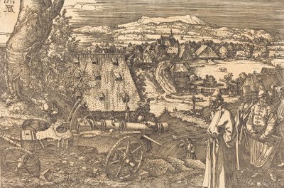 Paisagem com o canhão, 1518. de Albrecht Dürer