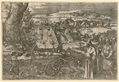 Paisagem com canhão de Albrecht Dürer