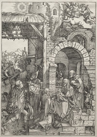 Vida da Virgem: Adoração dos Magos de Albrecht Dürer