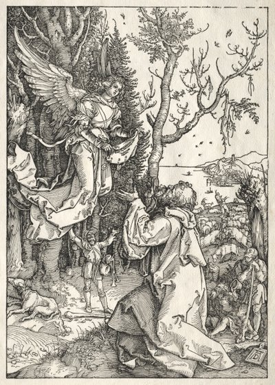 Vida da Virgem: Joaquim e o Anjo de Albrecht Dürer