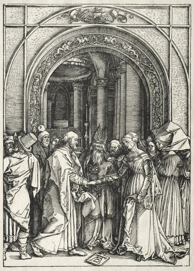 A Vida da Virgem: O Casamento da Virgem e de São José de Albrecht Dürer